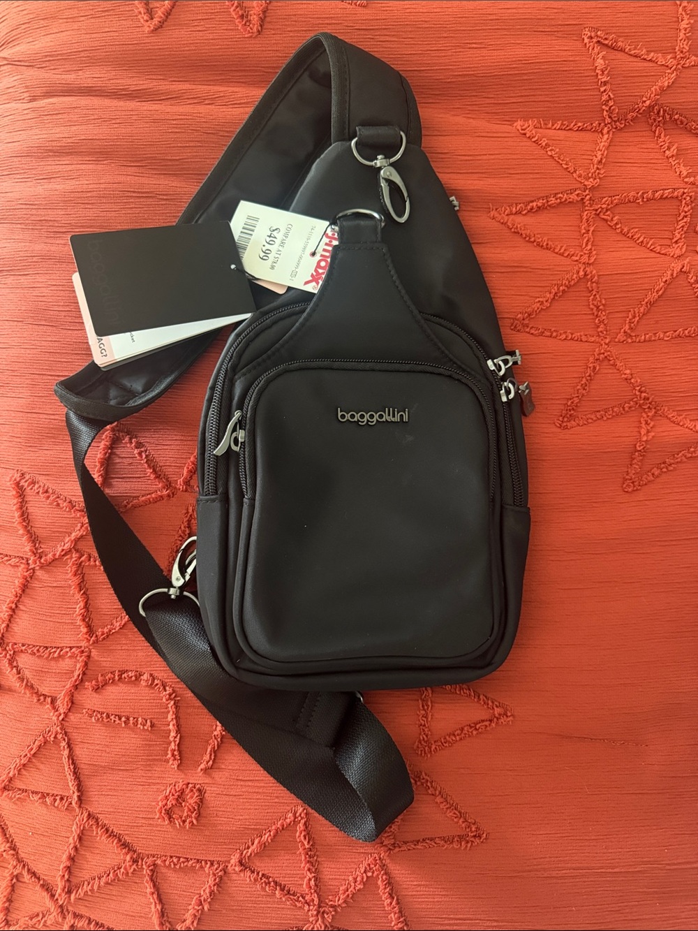 Baggallini Black Sling Belt Bag